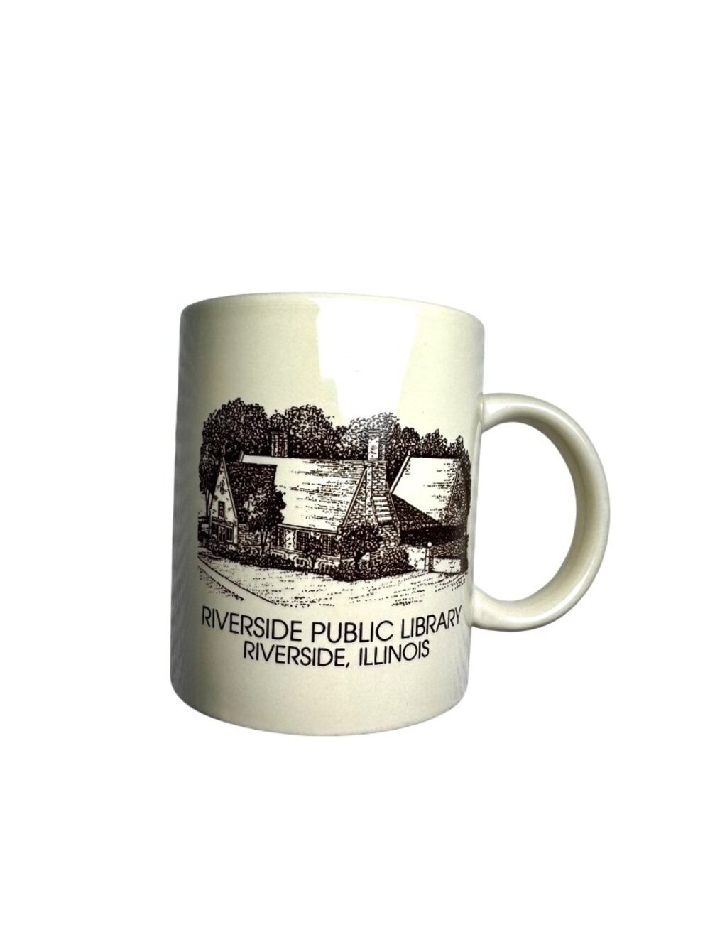 Vintage, Riverside Public Library 8 ounce Coffee Cup